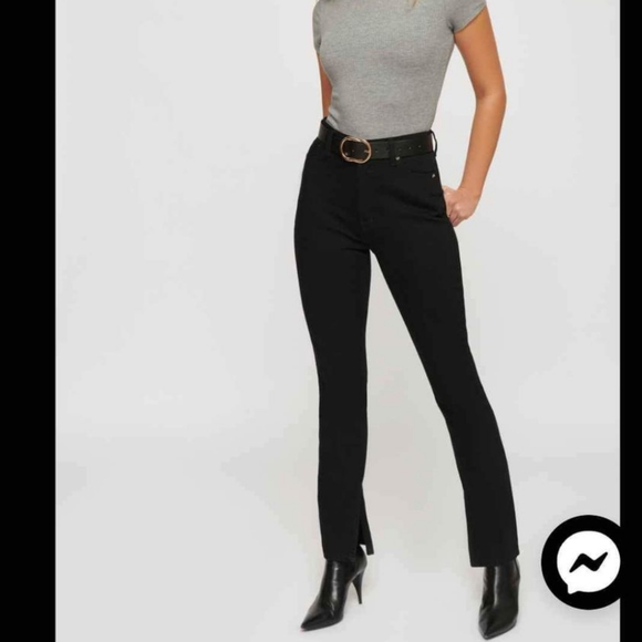 Dynamite Rosie Side Slit Jean - Picture 2 of 6